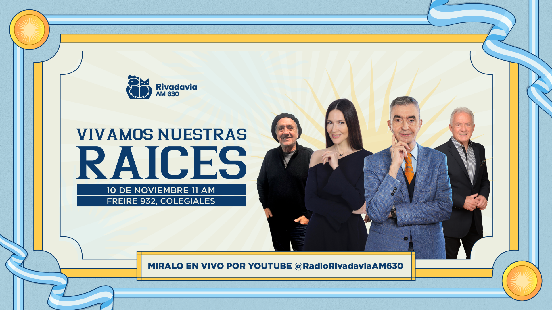 Radio Rivadavia celebrará el Día de la Tradición a lo grande